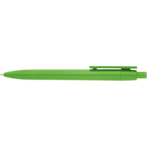 RIFE. Kugelschreiber Mit Clip Für Doming , hellgrün, Kunststoff, , Bild 3