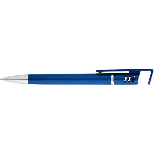 TECNA. Kugelschreiber Mit Metallischer Oberfläche , königsblau, Kunststoff, , Bild 3