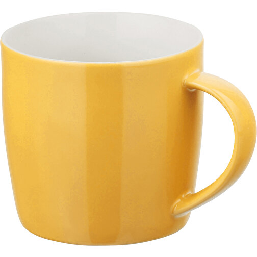 COMANDER. Tasse Aus Keramik 370 ML , gelb, Keramik, , Bild 1