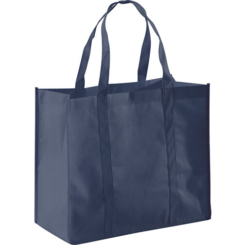 SHOPPER. Einkaufstasche Aus Non-woven , blau, Non Woven: 80 g/m², , Bild 1