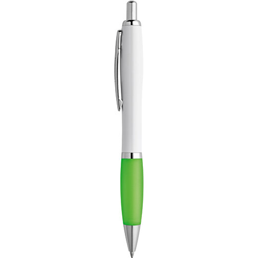 MOVE. Kugelschreiber Mit Clip Aus Metall , hellgrün, Kunststoff, , Bild 1