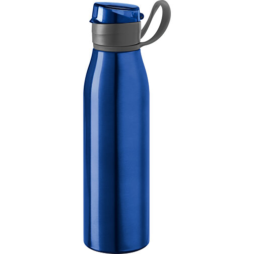 KORVER. Sportflasche Aus Aluminium 650 ML , königsblau, Aluminium, , Bild 1