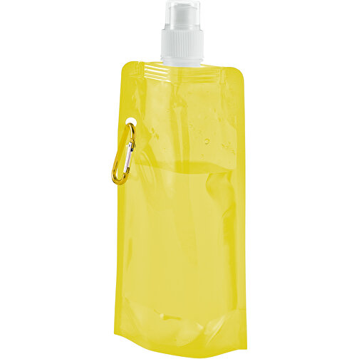 KWILL. 460 Ml PE-Faltflasche , gelb, PE, , Bild 1