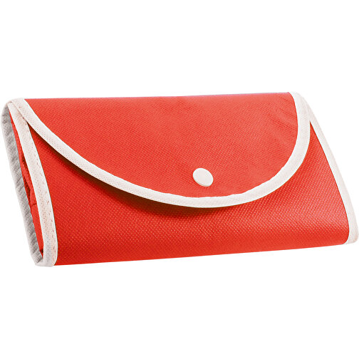 ARLON. Faltbare Einkaufstasche Aus Non-woven , rot, Non Woven: 80 g/m², , Bild 1
