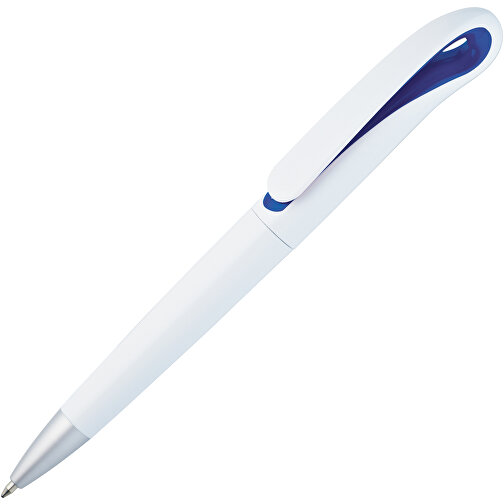 TOUCAN. Kugelschreiber Mit Drehmechanik Und Clip , blau, Kunststoff, , Bild 2