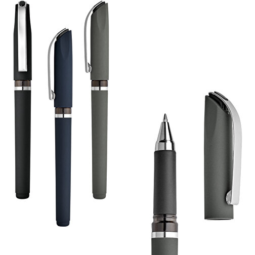BOLT. Kugelschreiber Aus ABS Und Clip Aus Metall , dunkelblau, ABS Kunststoff, , Bild 4