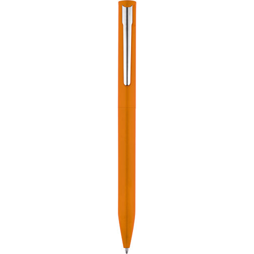WASS. Aluminium-Kugelschreiber Mit Drehmechanik , orange, Aluminium, , Bild 1