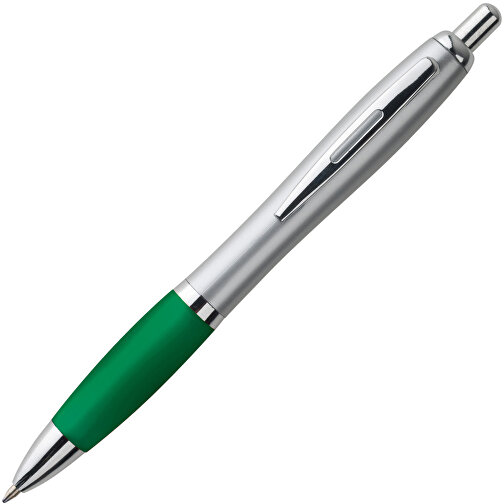 SWING. Kugelschreiber Mit Clip Aus Metall , grün, Kunststoff, , Bild 2