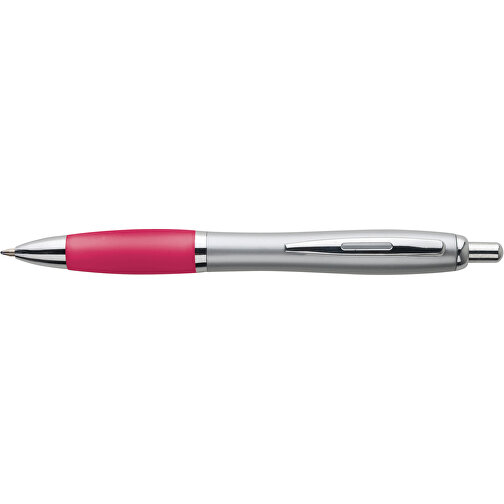 SWING. Kugelschreiber Mit Clip Aus Metall , rosa, Kunststoff, , Bild 3