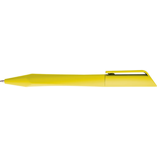 BOOP. Kugelschreiber Mit Clip Und Drehmechanik , gelb, Kunststoff, , Bild 3