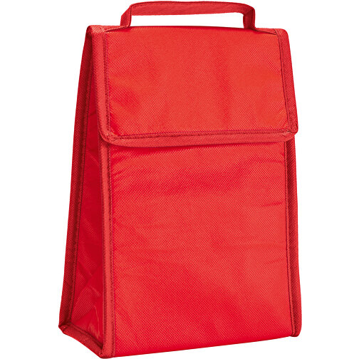 OSAKA. Faltbare Kühltasche 2l Aus Vliesstoff , rot, Non Woven: 80 g/m², , Bild 1