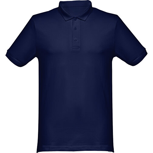 THC MONACO. Herren Poloshirt , dunkelblau, 100% Baumwolle, XL, 75,50cm x 58,00cm (Länge x Breite), Bild 1