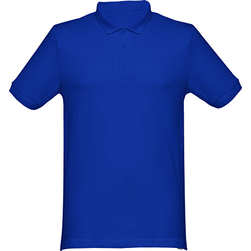 THC MONACO. Herren Poloshirt , königsblau, 100% Baumwolle, XXL, 77,50cm x 61,00cm (Länge x Breite), Bild 1