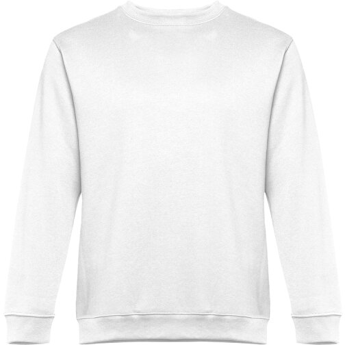THC DELTA WH. Unisex Sweatshirt , weiss, Baumwolle und Polyester, M, 69,00cm x 55,00cm (Länge x Breite), Bild 1