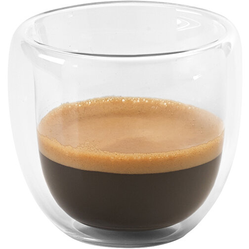 EXPRESSO. Isothermisches Glas-Kaffee-Set Mit 2 Gläsern , transparent, Glas, , Bild 1