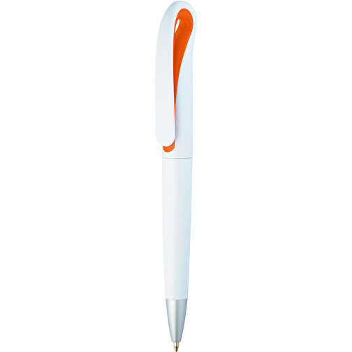 TOUCAN. Kugelschreiber Mit Drehmechanik Und Clip , orange, Kunststoff, , Bild 1