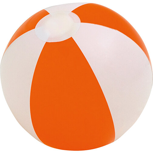 CRUISE. Aufblassbarer Strandball , orange, Opakes PVC, , Bild 1