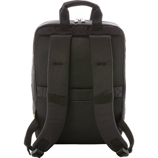 Soho Business RPET 15.6' Laptop-Rucksack, PVC-frei, Schwarz , schwarz, PET - recycelt, 29,00cm x 41,00cm (Länge x Höhe), Bild 4