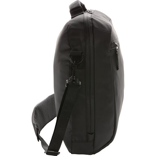 Fashion Schwarze 15,6' Laptoptasche, PVC-frei, Schwarz , schwarz, Polyester, 43,00cm x 29,00cm (Länge x Höhe), Bild 3