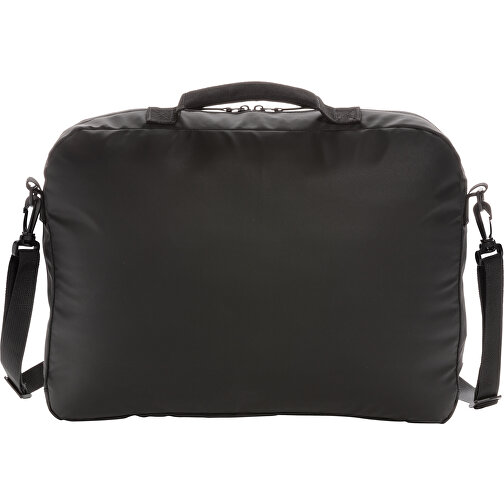 Moda czarny 15,6' torba na laptopa PVC-free, Obraz 4