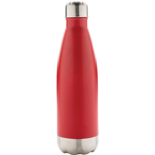 Vakuumisolierte Stainless Steel Flasche, Rot , rot, Edelstahl, 25,80cm (Höhe), Bild 2