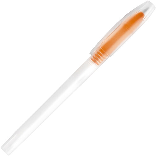 LUCY. PP-Kugelschreiber Mit Farbiger Spitze , orange, PP Kunststoff, , Bild 2