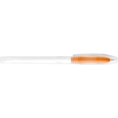 LUCY. PP-Kugelschreiber Mit Farbiger Spitze , orange, PP Kunststoff, , Bild 3