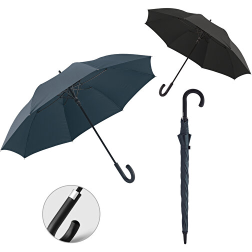 ALBERT. Regenschirm Mit Automatischer Öffnung , blau, 190T Pongé, , Bild 2