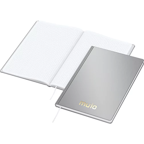 Carnet de notes Easy-Book Basic bestseller Large, argenté avec dorure, Image 1