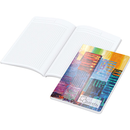 Notizbuch Flexx-Book Bestseller A5, Polychrome Gloss-individuell , gloss-individuell, Hochweißes Schreibpapier 90 g/m², 21,00cm x 14,80cm (Länge x Breite), Bild 1
