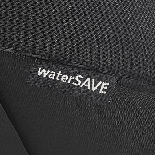 AC-Stockschirm Colorline , Fare, schwarz-petrol, 100% Polyester-Pongee (recycelt & waterSAVE®), , Bild 3