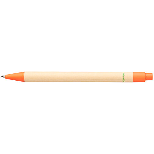 Berk Kugelschreiber Aus Recyceltem Karton Und Mais , Green Concept, orange, Recycelter Karton, Getreide Kunststoff, 14,00cm (Länge), Bild 7