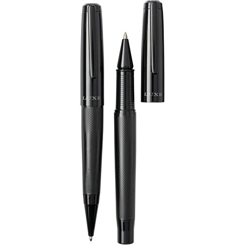 Gloss Duo-Stift-Geschenkset , schwarz, Metall, 16,00cm x 2,00cm x 6,00cm (Länge x Höhe x Breite), Bild 7