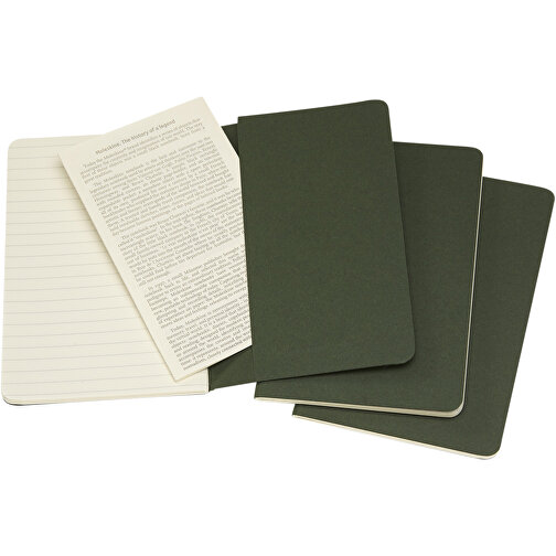 Moleskine Cahier Journal Taschenformat – Liniert , Moleskine, myrtengrün, Karton, 14,00cm x 0,50cm x 9,00cm (Länge x Höhe x Breite), Bild 2