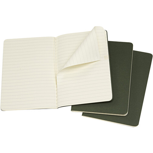 Moleskine Cahier Journal Taschenformat – Liniert , Moleskine, myrtengrün, Karton, 14,00cm x 0,50cm x 9,00cm (Länge x Höhe x Breite), Bild 3