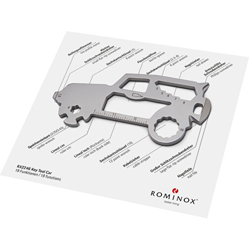 Set de cadeaux / articles cadeaux : ROMINOX® Key Tool SUV (19 functions) emballage à motif Super D, Image 3