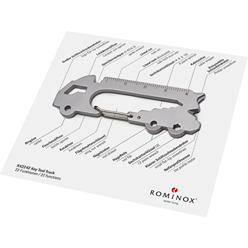 Set de cadeaux / articles cadeaux : ROMINOX® Key Tool Truck (22 functions) emballage à motif Super, Image 3