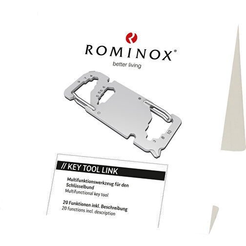 Set de cadeaux / articles cadeaux : ROMINOX® Key Tool Link (20 functions) emballage à motif Danke, Image 5