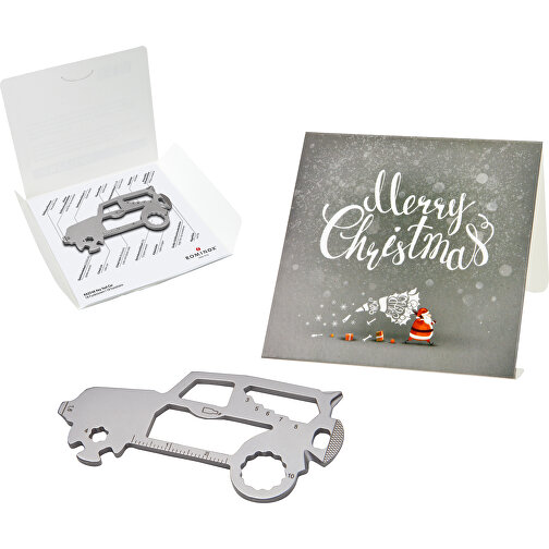 Set de cadeaux / articles cadeaux : ROMINOX® Key Tool SUV (19 functions) emballage à motif Merry C, Image 1