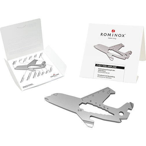 Set de cadeaux / articles cadeaux : ROMINOX® Key Tool Airplane (18 functions) emballage à motif Ou, Image 2