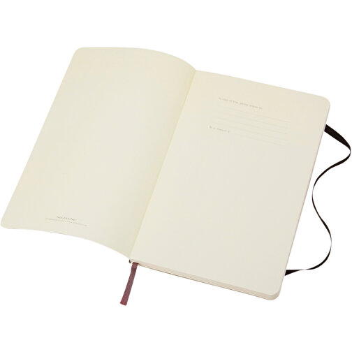 Moleskine Classic Softcover Notizbuch Taschenformat – Liniert , Moleskine, schwarz, Lederimitat Papier, 14,00cm x 1,20cm x 9,00cm (Länge x Höhe x Breite), Bild 5