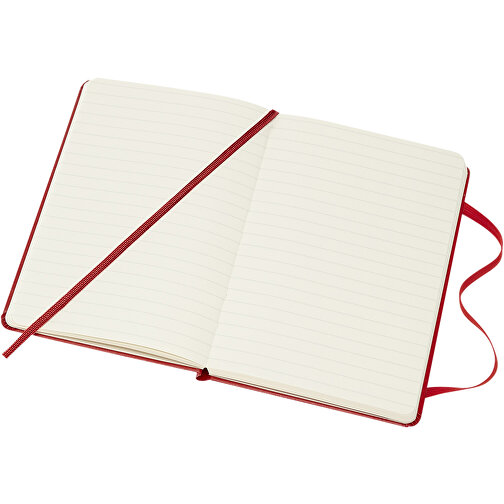 Moleskine Classic Hardcover Notizbuch Taschenformat – Liniert , Moleskine, scharlachrot, Lederimitat Papier, 14,00cm x 1,50cm x 9,00cm (Länge x Höhe x Breite), Bild 7
