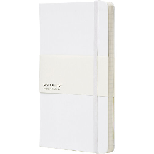 Moleskine Classic Hardcover Notizbuch L – Liniert , Moleskine, weiß, Lederimitat Papier, 21,00cm x 1,50cm x 13,00cm (Länge x Höhe x Breite), Bild 1