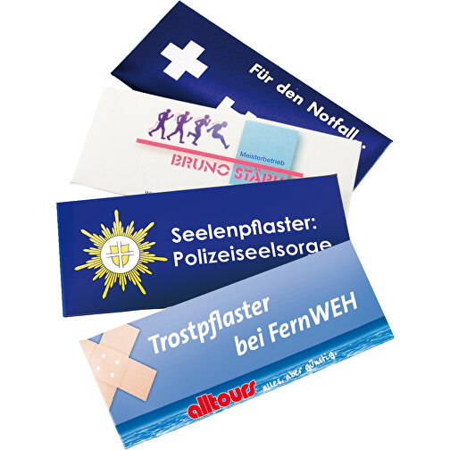 Pflastermäppchen Pocket - Markenpflaster SENSITIV, Made In Germany , Karton, 4,00cm x 0,50cm x 9,50cm (Länge x Höhe x Breite), Bild 3