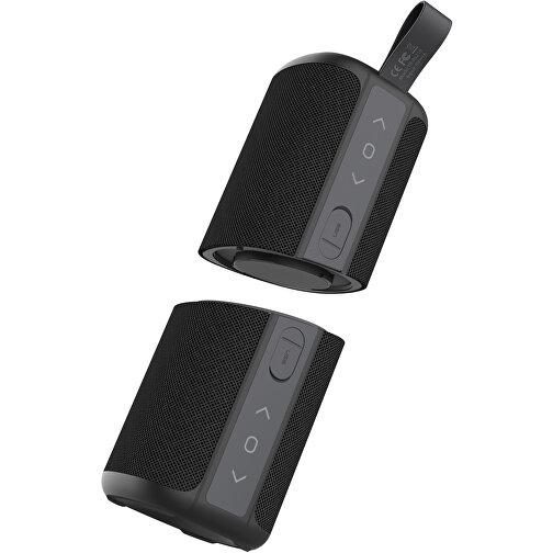 Prixton Aloha Bluetooth® Lautsprecher , schwarz, Kunststoff, 23,50cm x 8,50cm x 8,50cm (Länge x Höhe x Breite), Bild 1