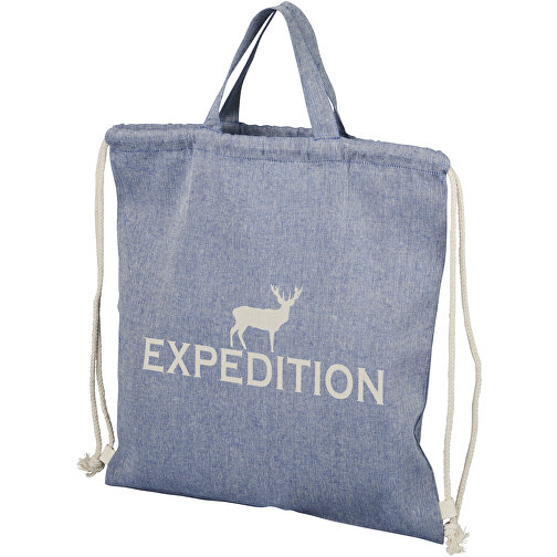 Plecak Pheebs z bawełnianym sznurkiem ściągającym z recyklingu o gramaturze 150 g/m², Obraz 2