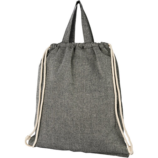 Plecak Pheebs z bawełnianym sznurkiem ściągającym z recyklingu o gramaturze 150 g/m², Obraz 4