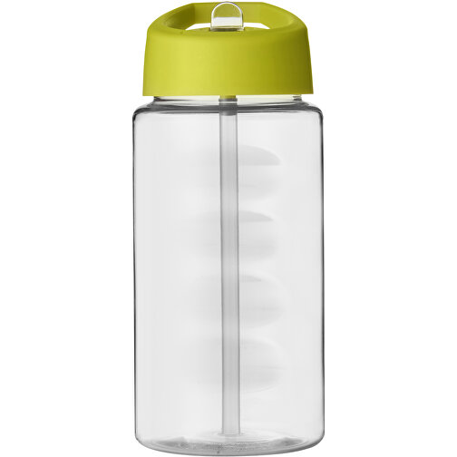 H2O Active® Bop 500 Ml Sportflasche Mit Ausgussdeckel , transparent / limone, PET Kunststoff, 72% PP Kunststoff, 17% SAN Kunststoff, 11% PE Kunststoff, 17,10cm (Höhe), Bild 3
