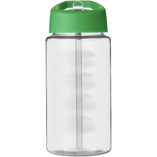 H2O Active® Bop 500 Ml Sportflasche Mit Ausgussdeckel , transparent / grün, PET Kunststoff, 72% PP Kunststoff, 17% SAN Kunststoff, 11% PE Kunststoff, 17,10cm (Höhe), Bild 3