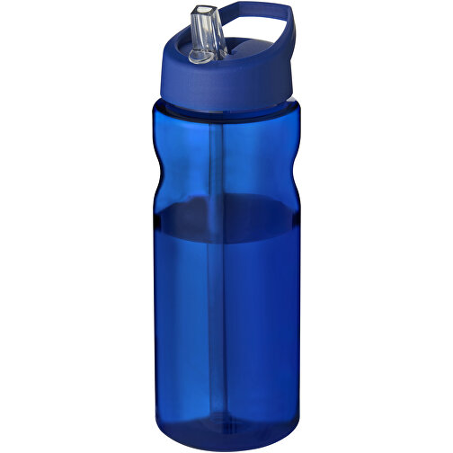 H2O Active® Eco Base 650 Ml Sportflasche Mit Ausgussdeckel , Green Concept, blau, PCR Kunststoff, 72% PP Kunststoff, 17% SAN Kunststoff, 11% PE Kunststoff, 21,80cm (Höhe), Bild 1
